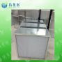 deep-pleat high efficiency box air filter with separator
